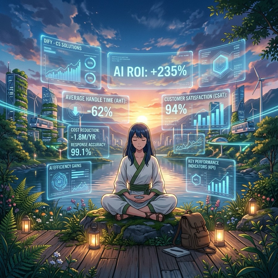 導入 Dify 之後怎麼證明有用?用工時、轉單率與客服解決率做 KPI,並規劃下一個部門擴張