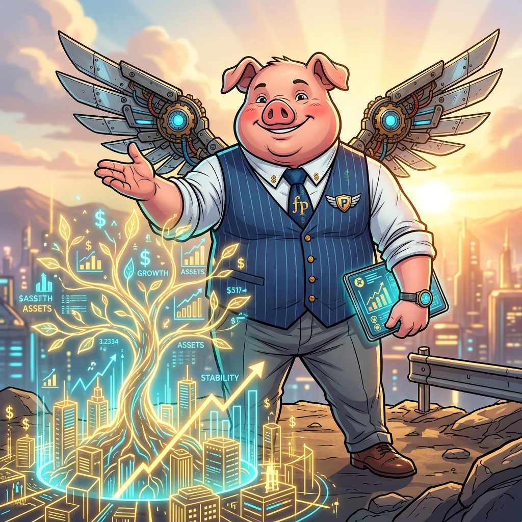 FlyPig Alien Graphic